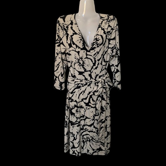 BANANA REPUBLIC Jersey Stretch Wrap Around Dress - Picture 1 of 5
